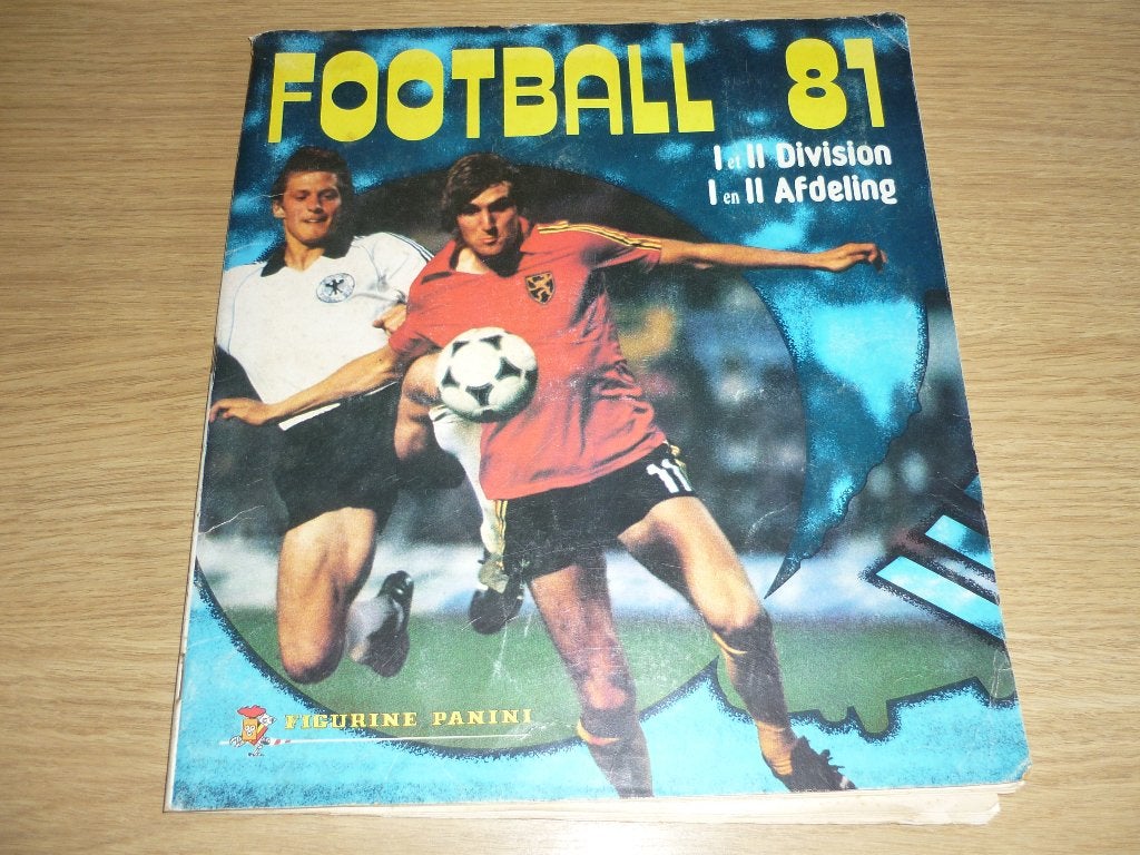 Panini voetbal stickerboek 1981, Verzamelen, Ophalen of Verzenden, Gebruikt, Buitenlandse clubs, Poster, Plaatje of Sticker