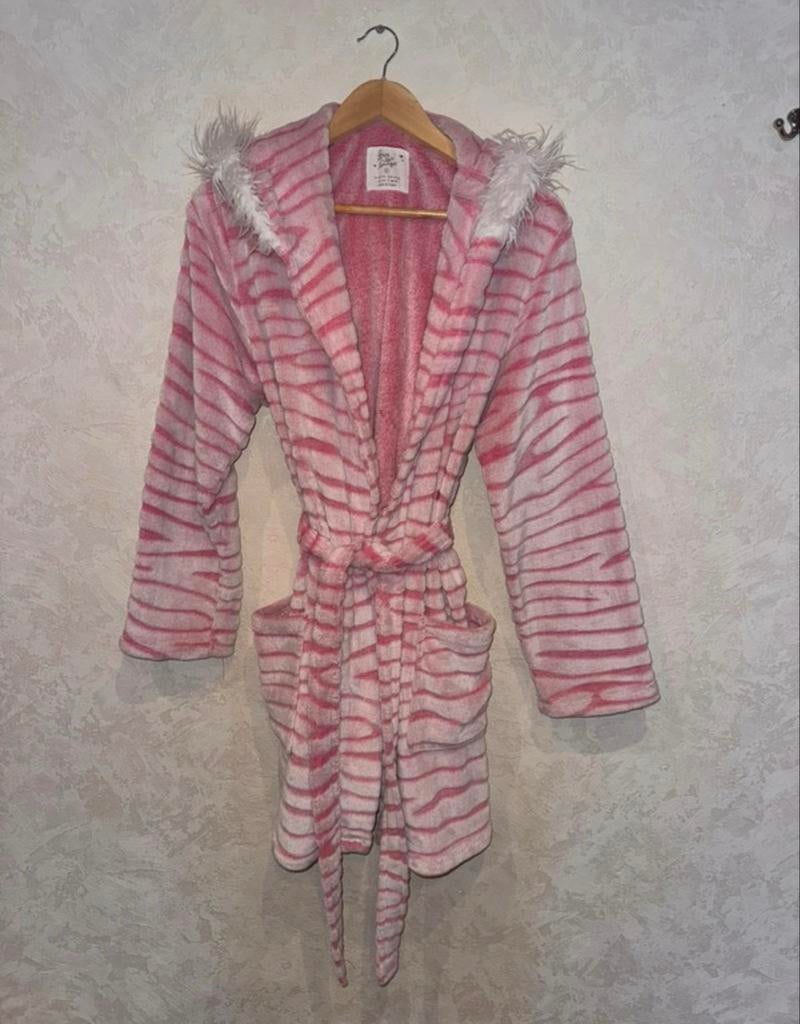 Leuke Primark badjas roze/wit zebraprint XS, Kleding | Dames, Overige Dameskleding, Gedragen, Ophalen of Verzenden