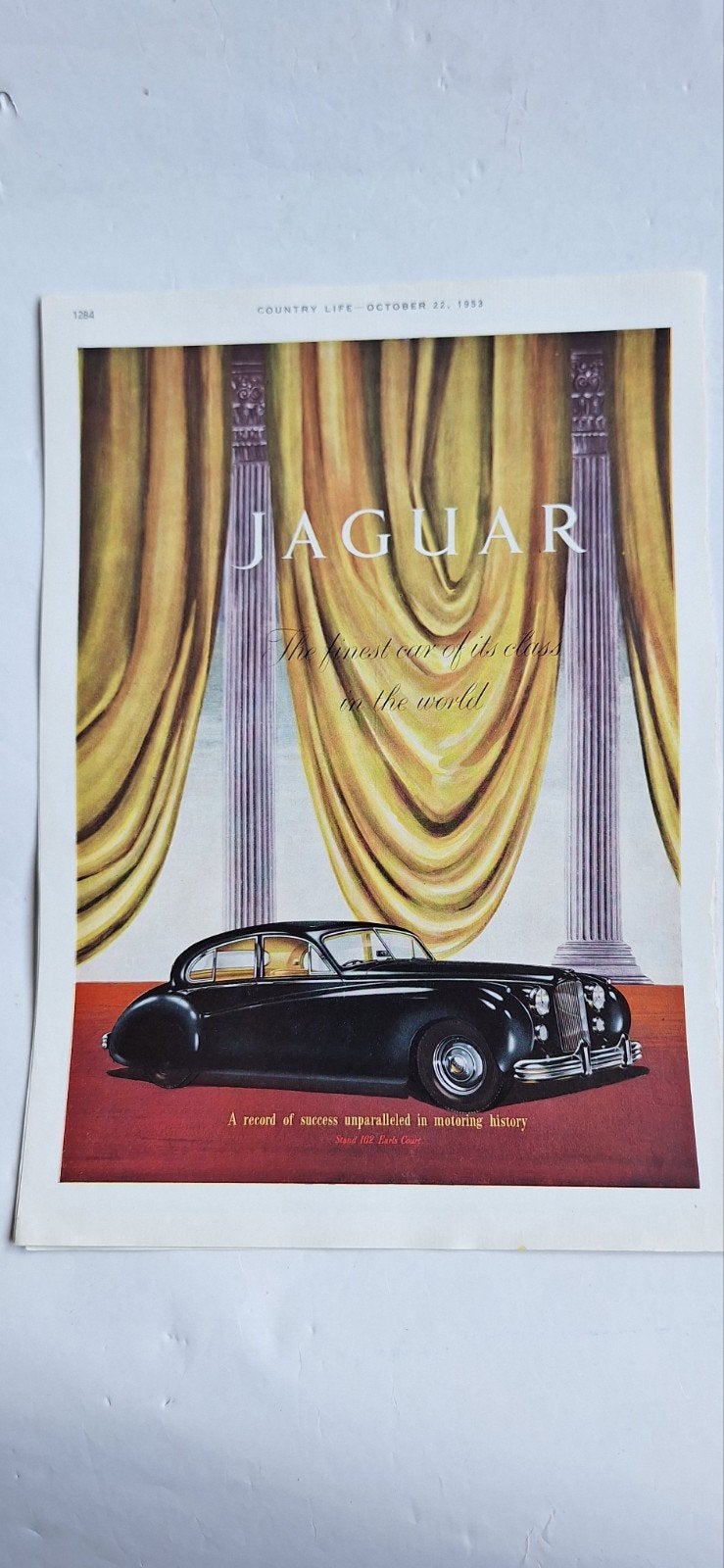 Collectie, 24 originele vintage auto advertenties 1950-1962, Ophalen of Verzenden, Gelezen