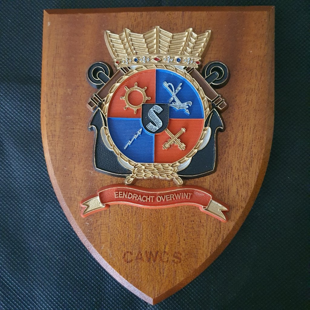 Wapenschildje CWACS, Verzenden, Marine, Nederland, Embleem of Badge