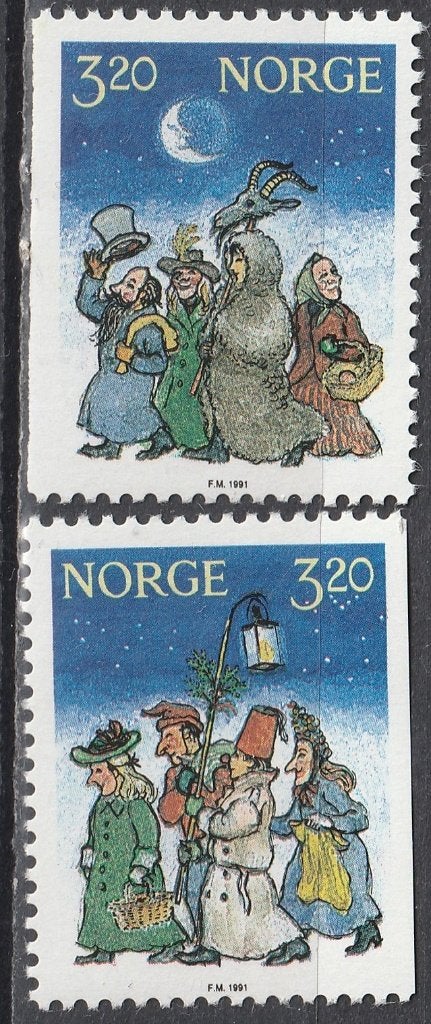 Noorwegen Michel nr.1082-1083 Postfris, Postzegels en Munten, Postzegels | Europa | Scandinavië, Verzenden, Noorwegen, Postfris