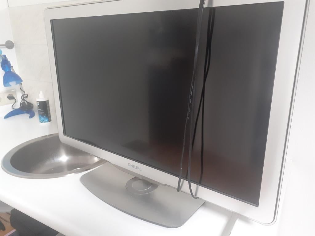 Philips TV met Ambilight - 78x48 cm, Ophalen, Gebruikt, 80 tot 100 cm, Philips