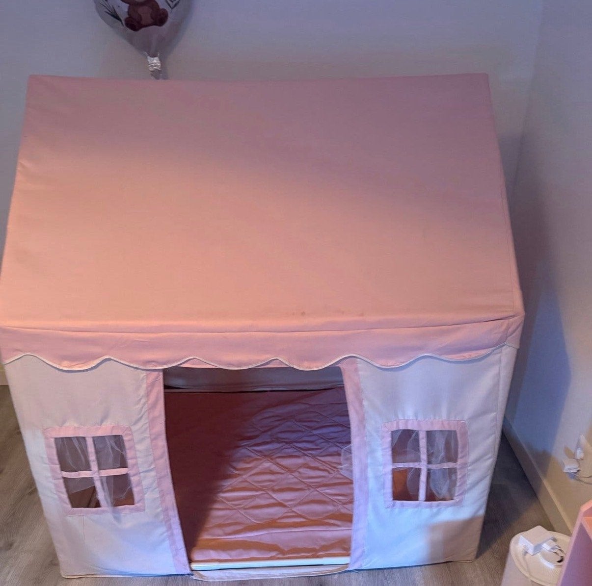 Roze speelhuisje / speelgoedtent voor kinderkamer, Ophalen, Zo goed als nieuw