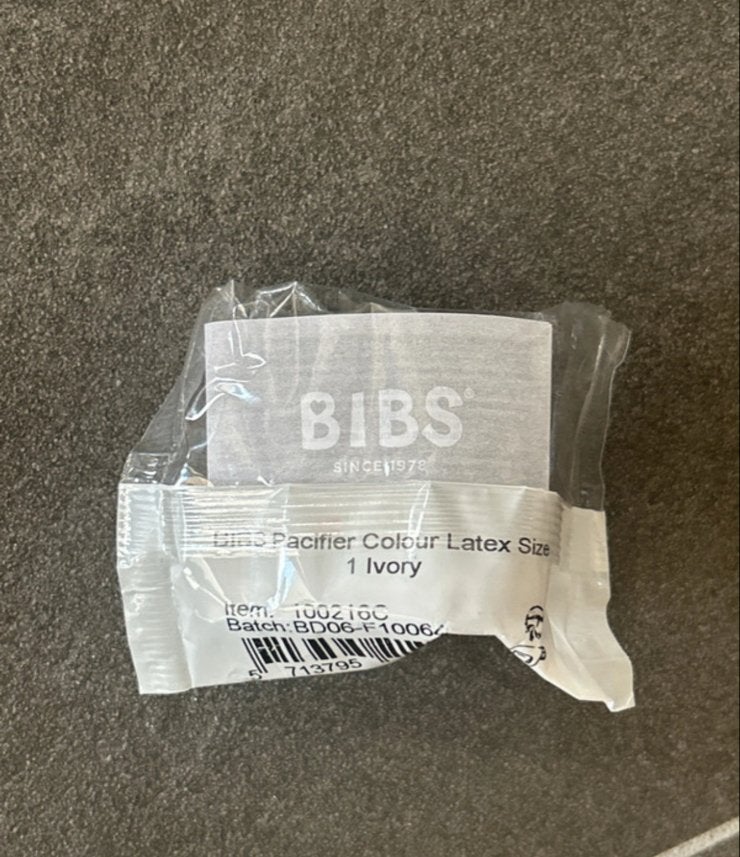 Bibs speen - Ivory - Maat 1, Ophalen of Verzenden, Nieuw
