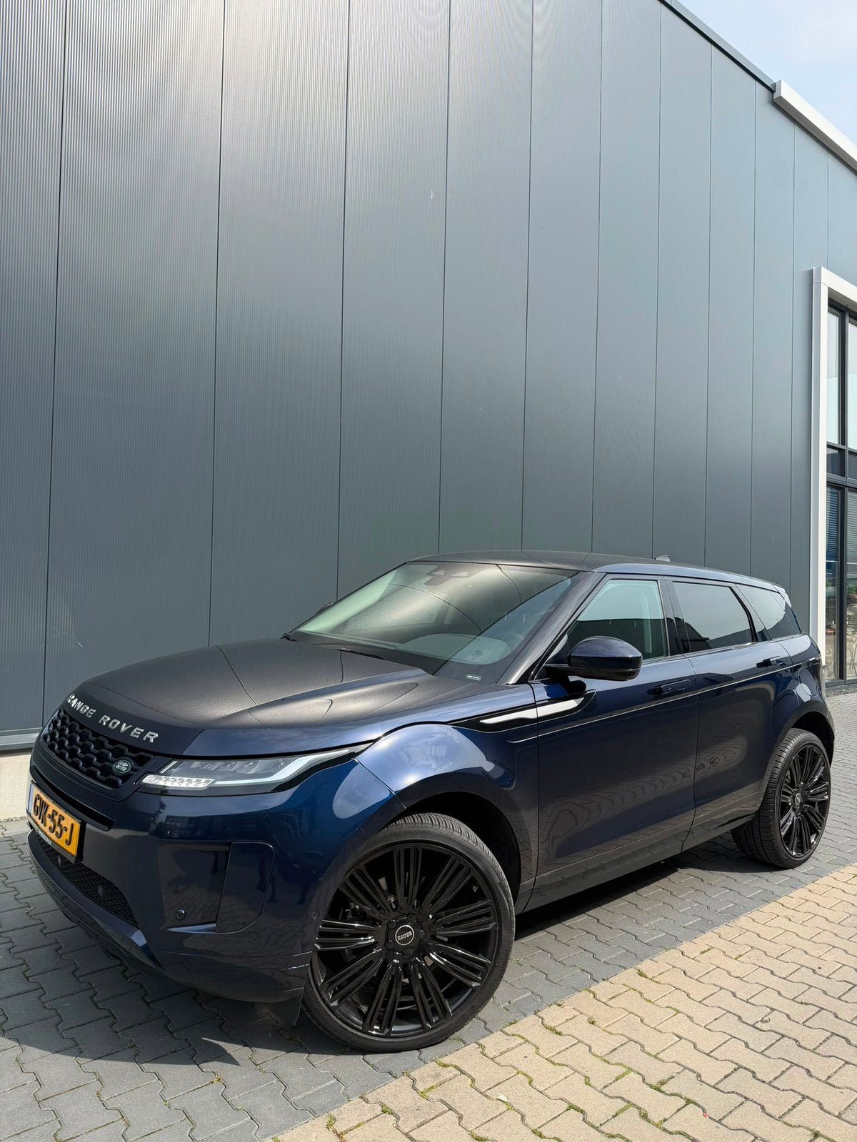 Land Rover Range Rover Evoque P300e 309pk Phev AWD Aut 2021, Automaat, 1498 cc, Blauw, Lichtsensor