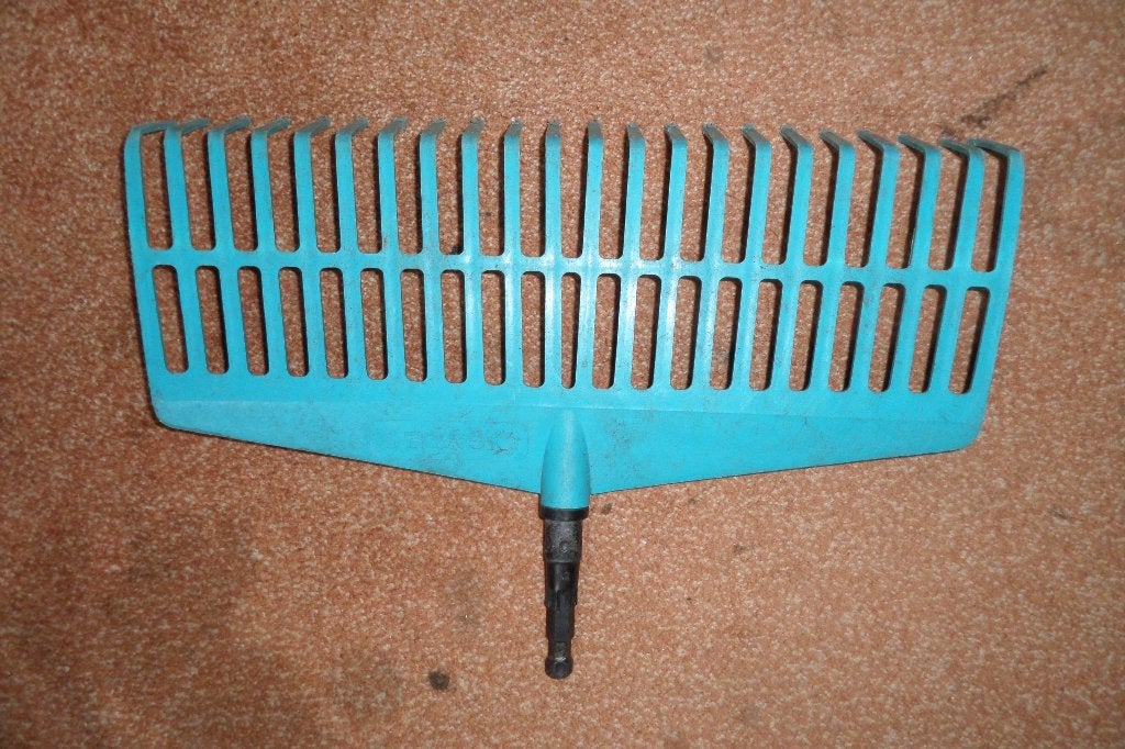 Bladhark Gardena combisysteem - Werkbreedte 43cm, Ophalen, Zo goed als nieuw, Hark, Gardena