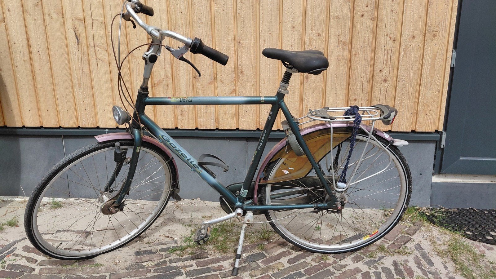 Gazelle Davos herenfiets, framemaat 61, 7 versnellingen, Ophalen, Gebruikt, Versnellingen, 61 tot 65 cm