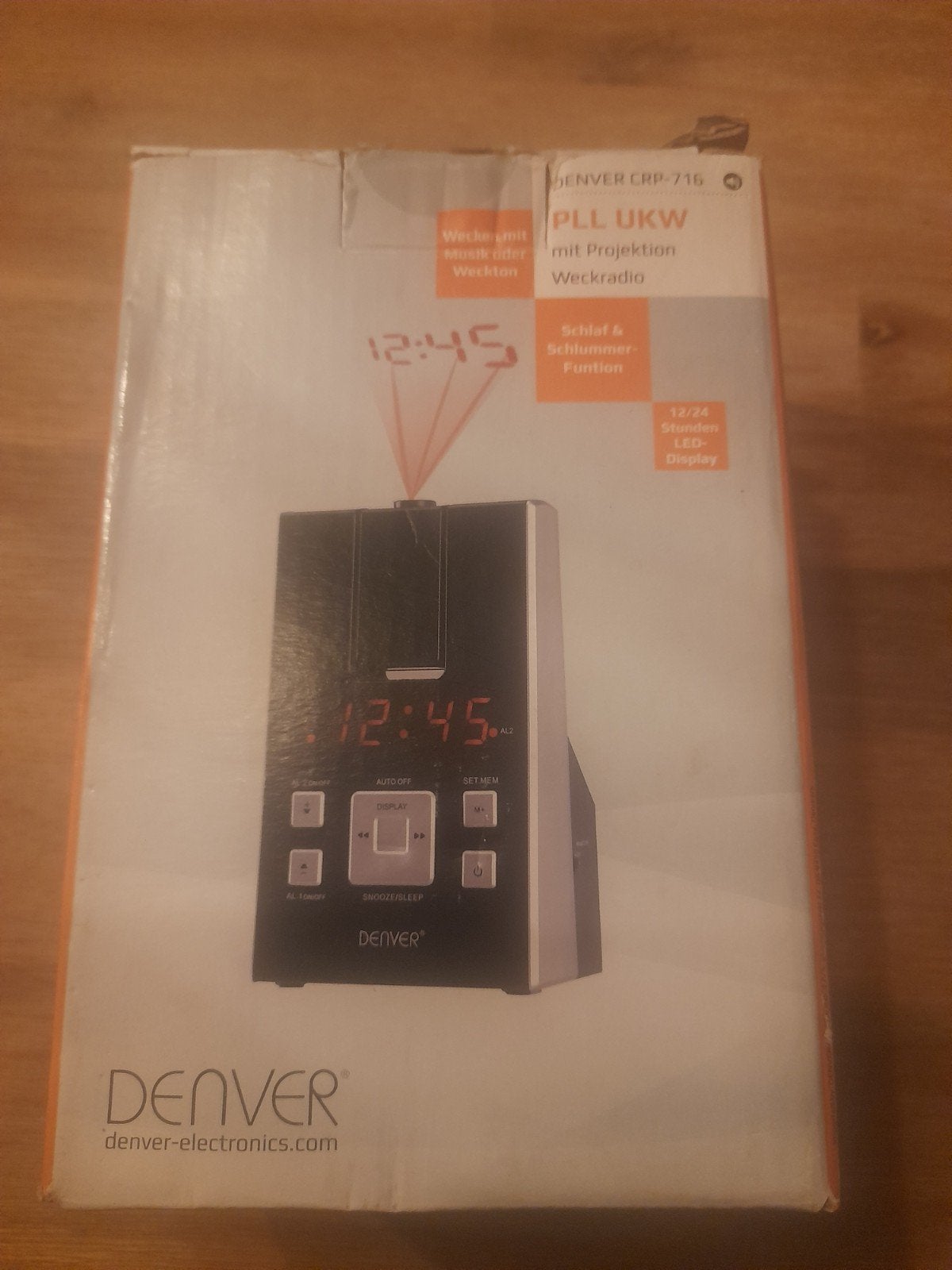 Denver wekker klokradio CRP-716, Ophalen of Verzenden, Nieuw, Digitaal