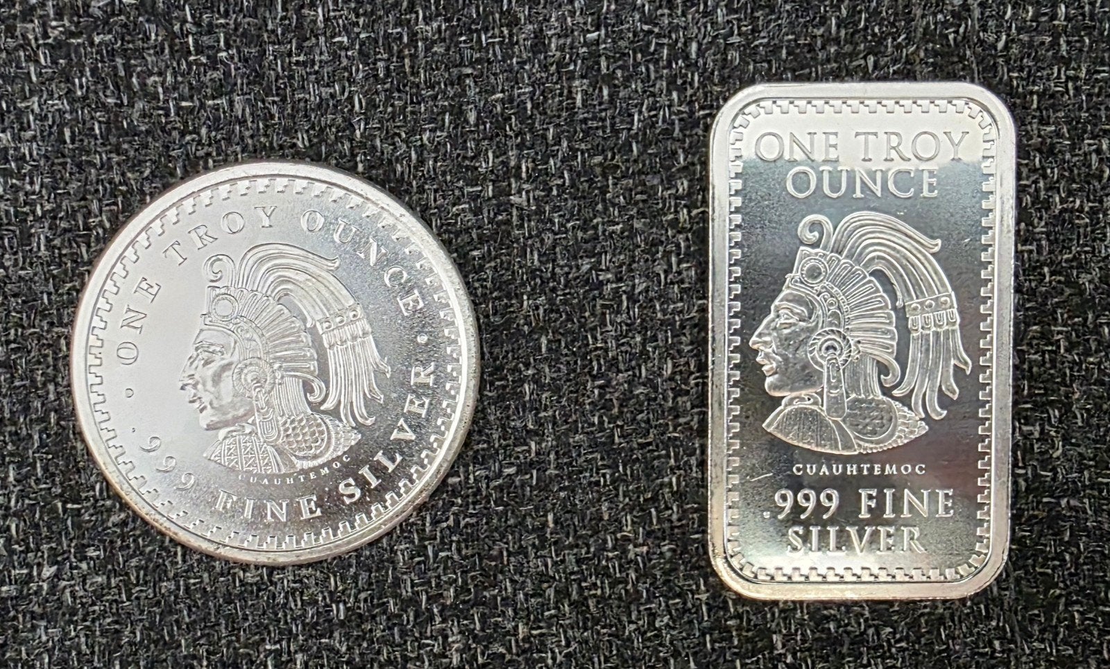 2 oz Azteken Kalender Zilveren Munt & Baar, Ophalen of Verzenden, Zilver