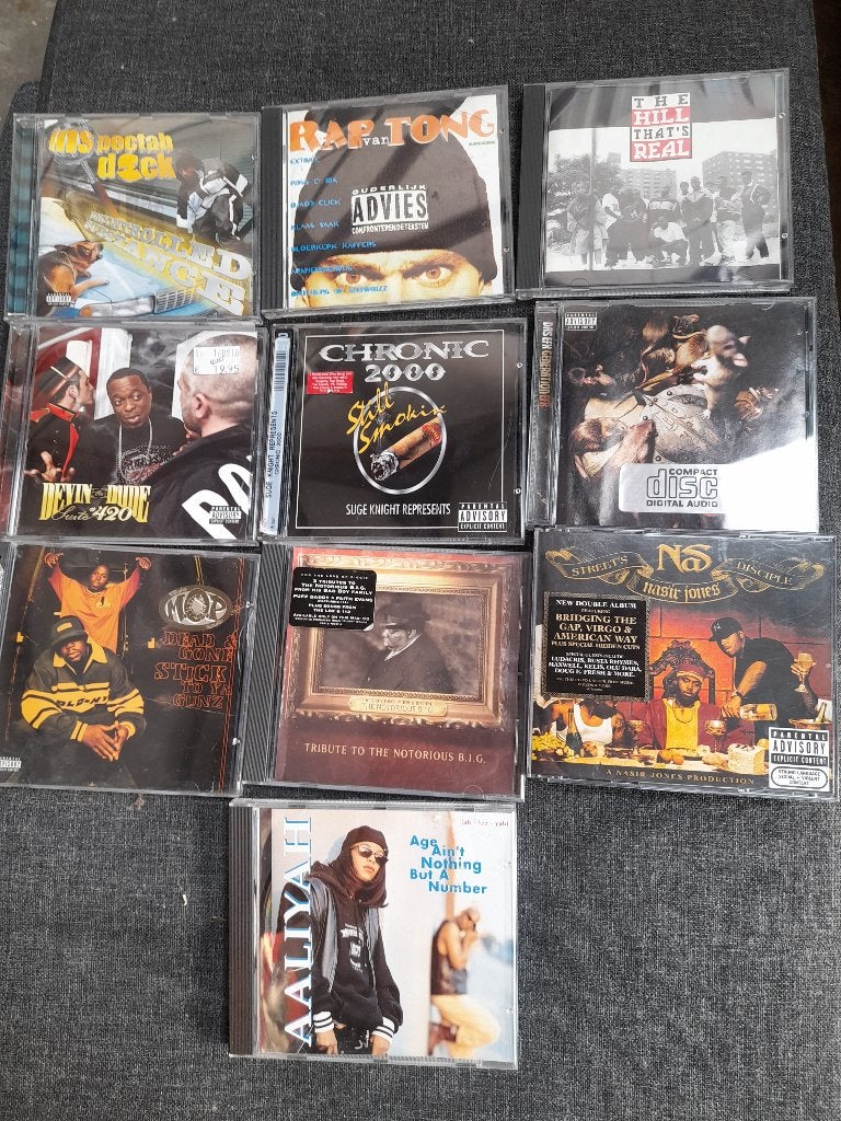 3  hiphop en rap cd's, Verzenden