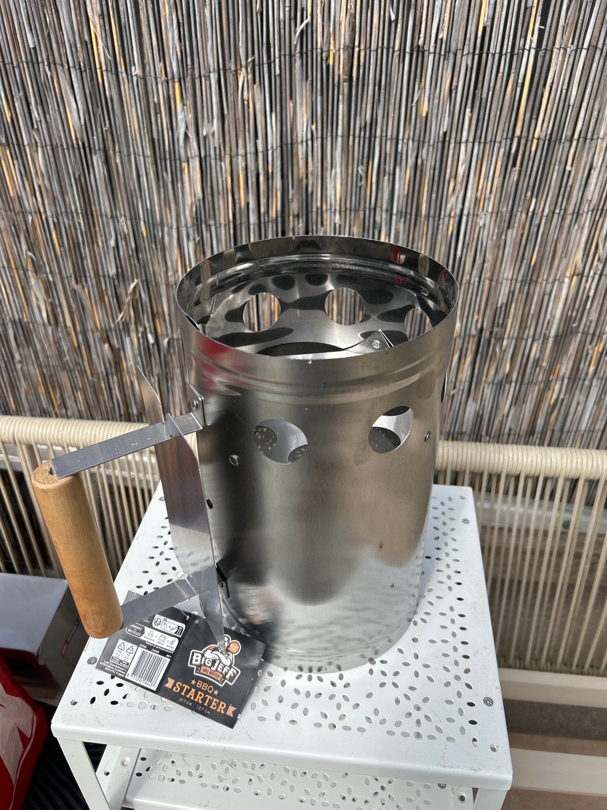 Big Jeff BBQ Starter Houtskoolstarter, Tuin en Terras, Barbecue-accessoires, Ophalen, Zo goed als nieuw