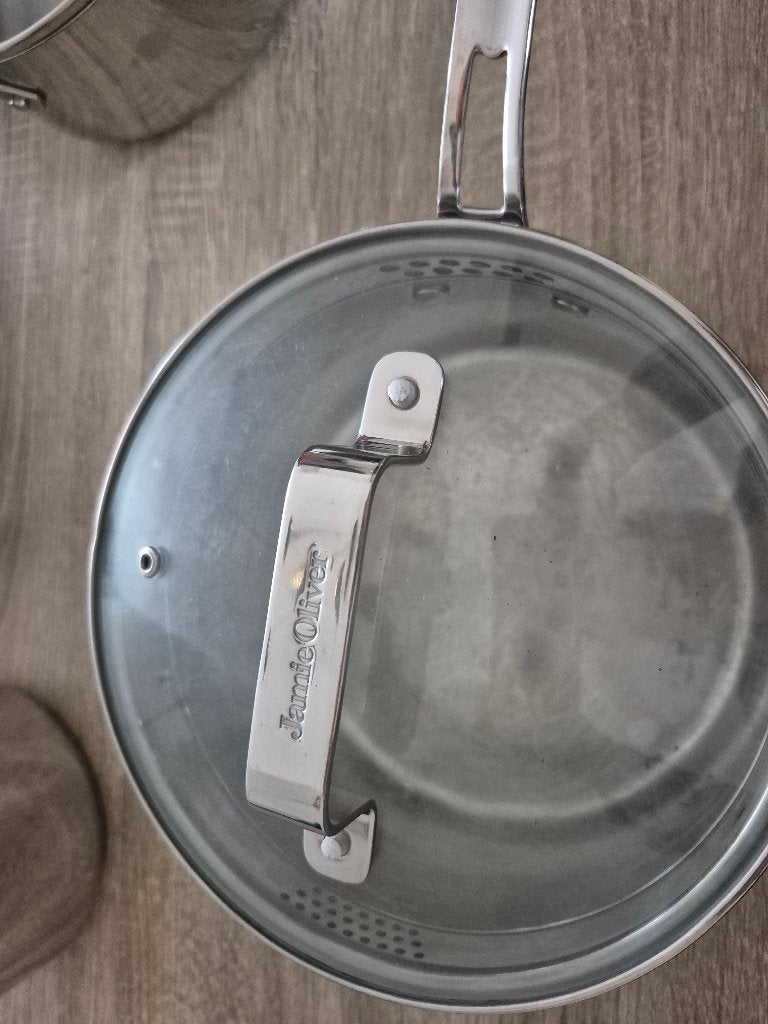 pannen en koekepannen, Huis en Inrichting, Ophalen, Tefal, Pannenset, Zo goed als nieuw
