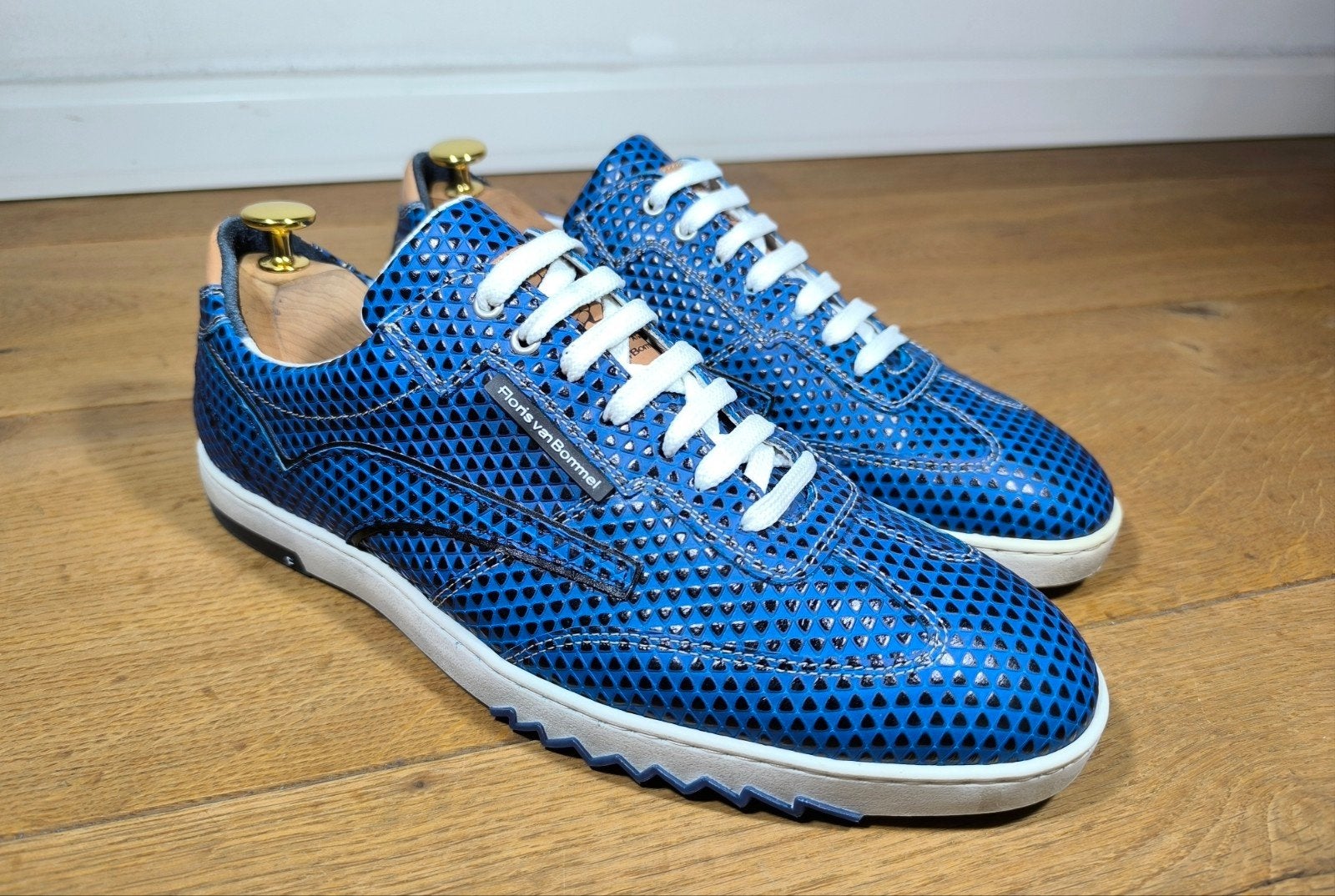 Floris van Bommel herenschoenen maat 8 / 42, Kleding | Heren, Schoenen, Ophalen, Blauw, Floris van Bommel, Sneakers of Gympen