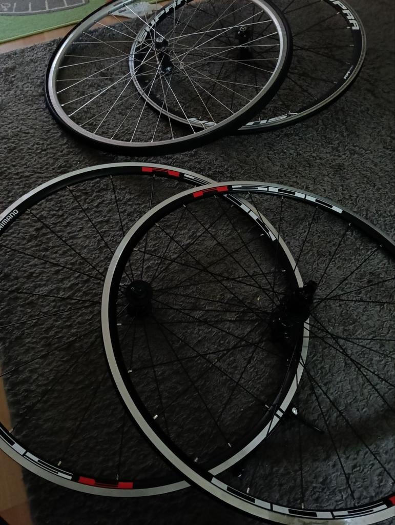 Velgen shimano R500 10speed, Ophalen