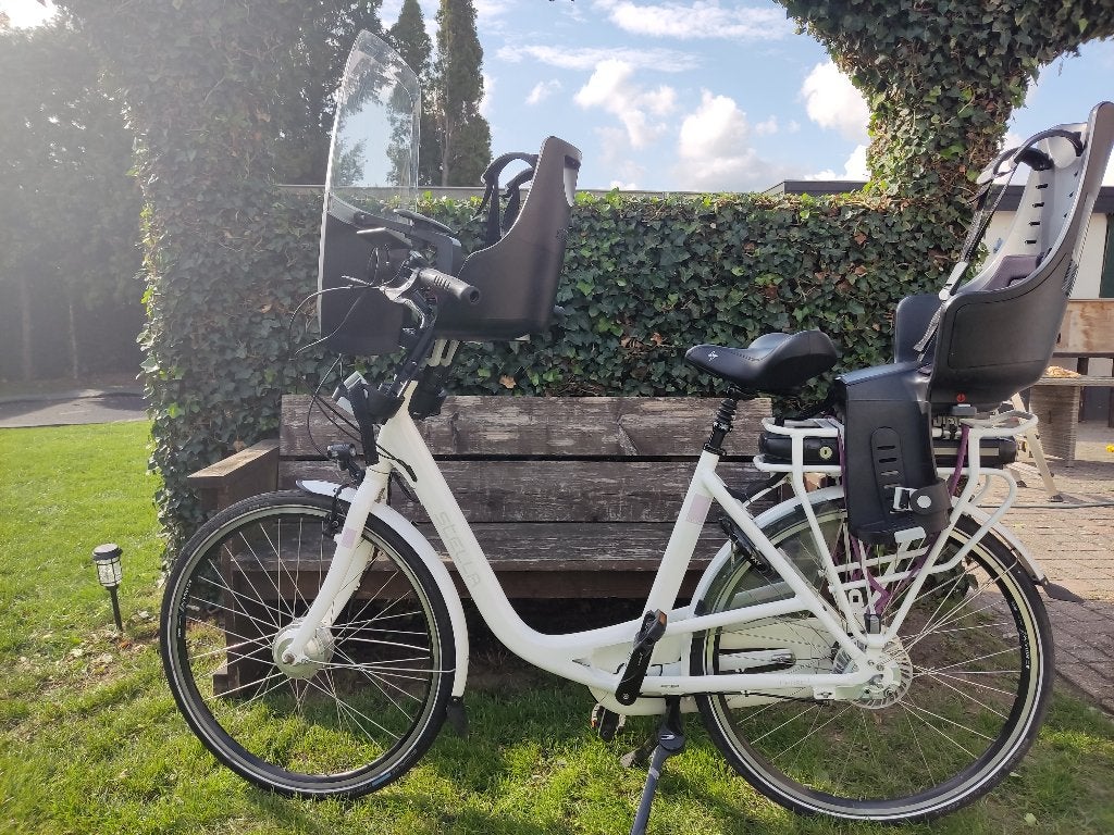 Stella Fiore elektrische mamafiets LAGE KM STAND + COMPLEET, Gebruikt, 51 tot 55 cm, 50 km per accu of meer, Ophalen
