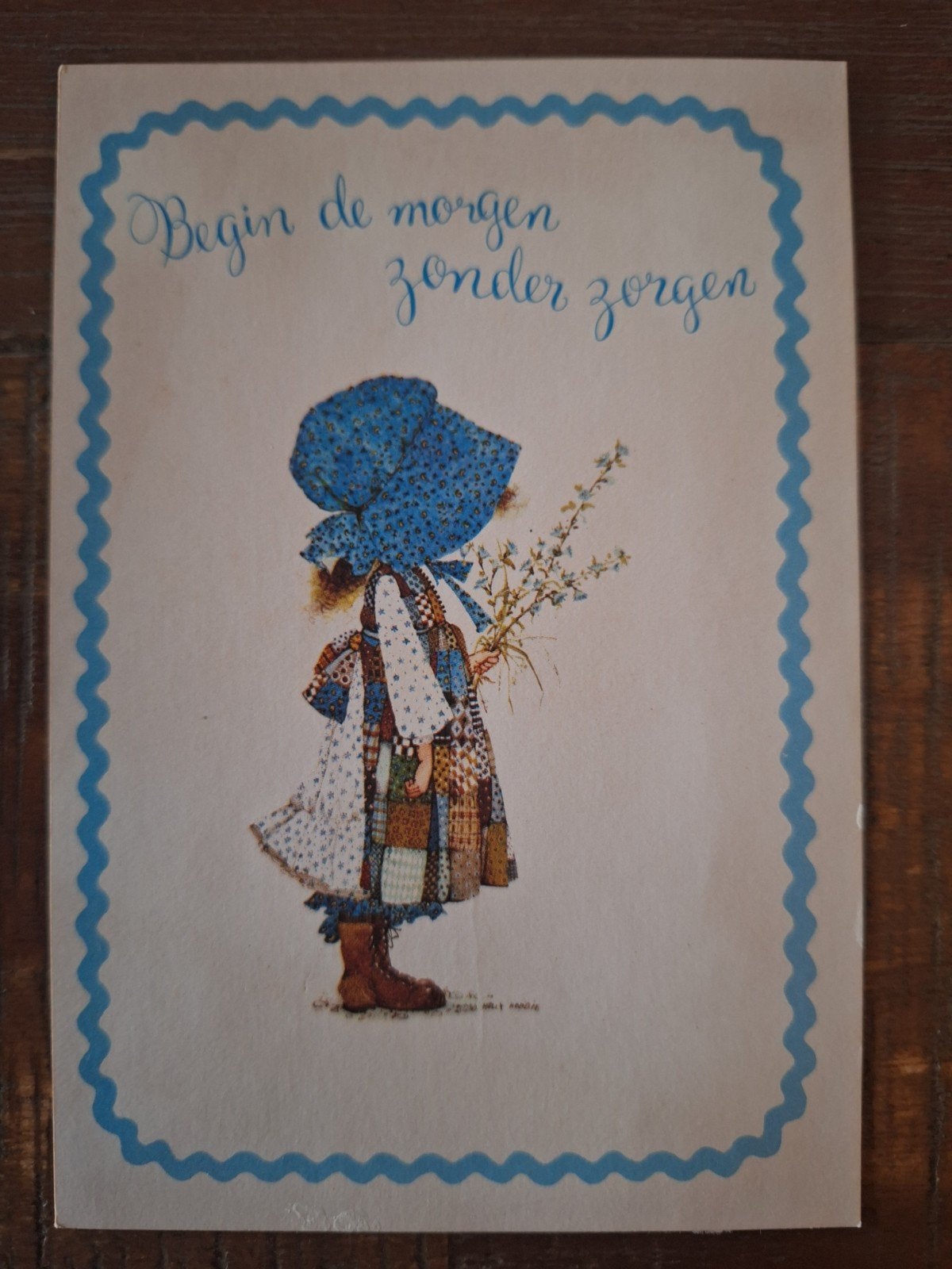 Vintage Ansichtkaart - Holly Hobbie, Ophalen of Verzenden, Gelopen, Kinderen