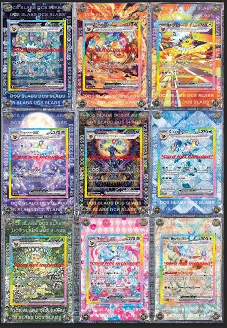 Gezocht: 9 Eeveelutions uit Prismatic Evolutions, Hobby en Vrije tijd, Ophalen of Verzenden, Nieuw, Meerdere kaarten