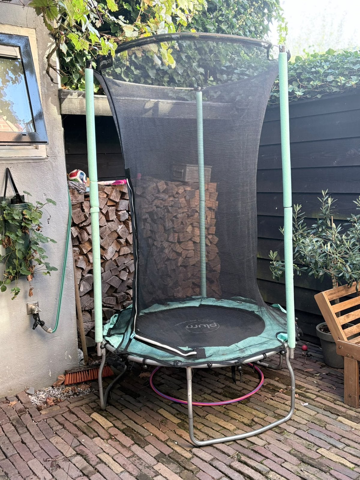 TRAMPOLINE - 122cm - PLUM, Kinderen en Baby's, Ophalen, Zo goed als nieuw