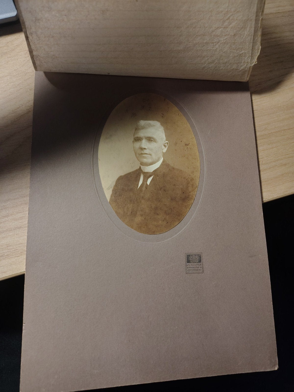 Oude foto J.C. Kuijper Zutphen, Verzamelen, Ophalen of Verzenden, Voor 1940, Gebruikt, Overige onderwerpen