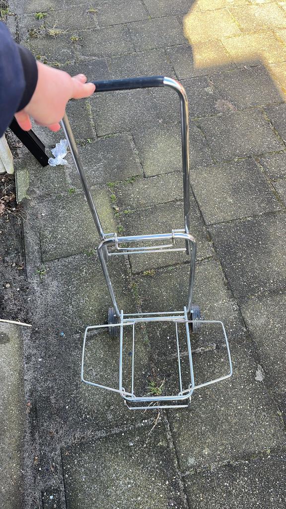 Opvouwbare bagagewagen, Ophalen, Gebruikt, Staal