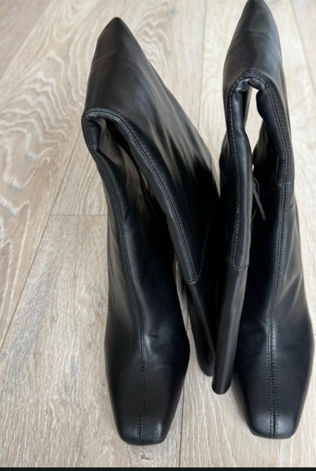 Zara Zwarte Hoge Laarzen / Boots - Maat 38, Hoge laarzen, Zwart, Nieuw, Ophalen of Verzenden