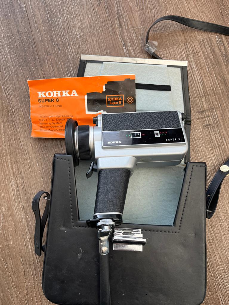 Vintage Kohka Super 8 Filmcamera met Tas en Handleiding, Audio, Tv en Foto, Videocamera's Analoog, Ophalen of Verzenden, 8mm, Camera