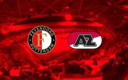 Feyenoord - AZ tickets gele zijde vak TT, Tickets en Kaartjes, Sport | Voetbal, Eén persoon, Mei, Losse kaart