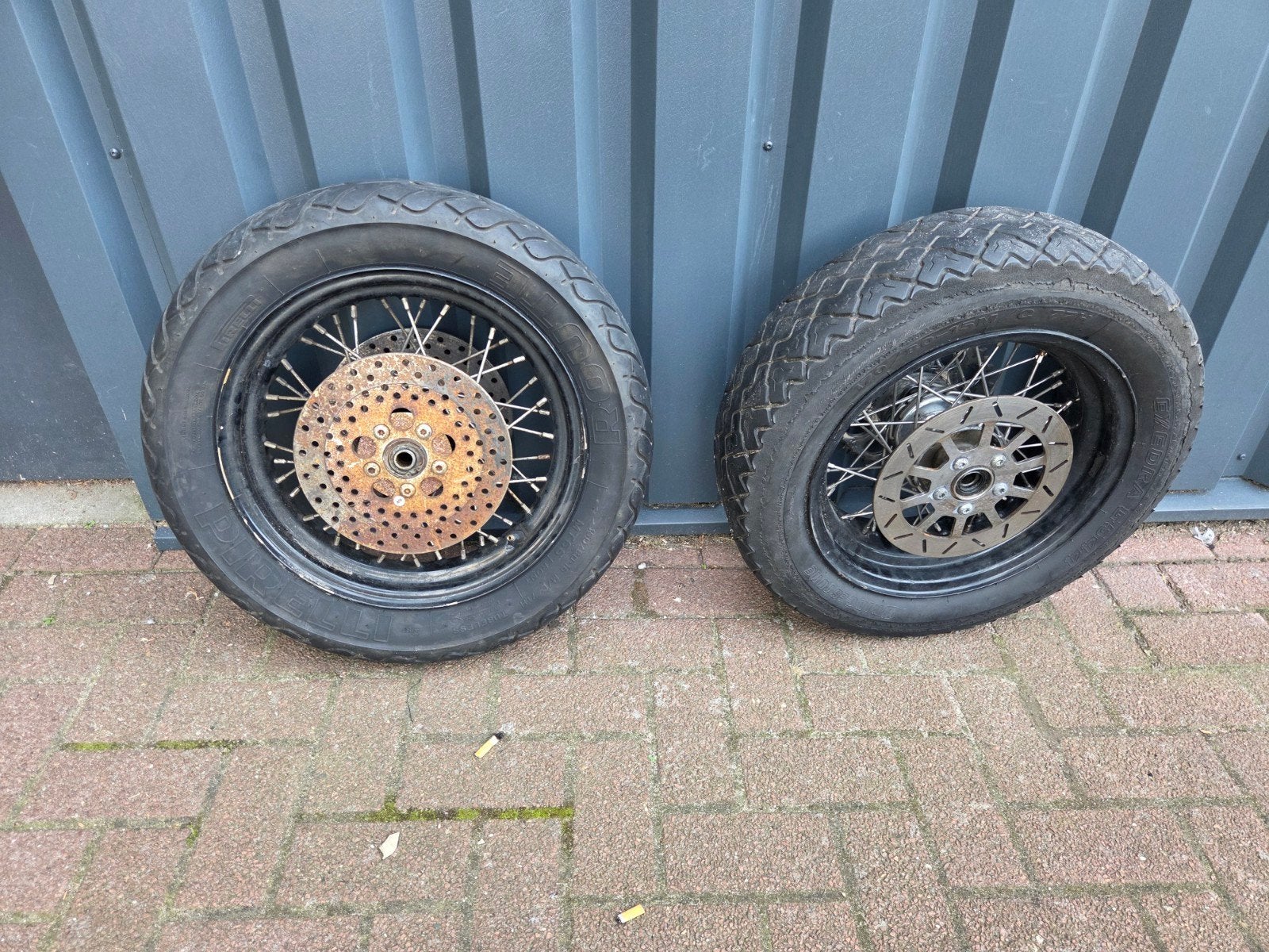 Harley FXR Wielen: 15" Achterwiel & 16" Voorwiel, Motoren, Ophalen, Gebruikt