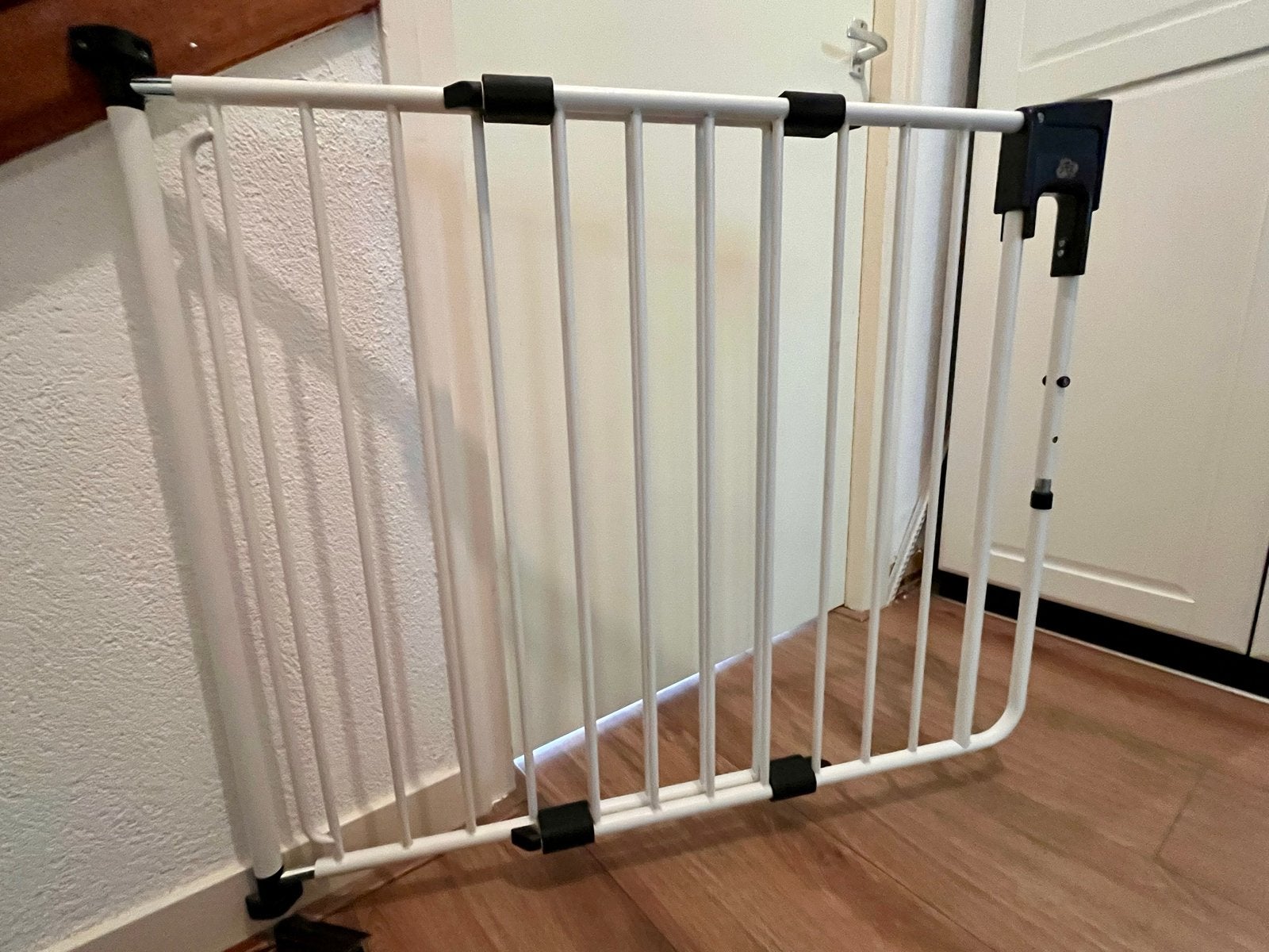 Traphekje SafetyDoor A3 - 1 onderdeel mist, Kinderen en Baby's, Traphekjes, Ophalen, Gebruikt, 115 cm of meer, Metaal of IJzer