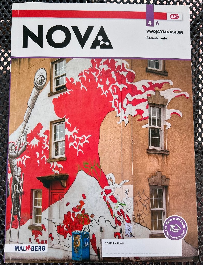 Nova Scheikunde MAX 4 vwo/gymnasium leeropdrachtenboek A & B, VWO, Scheikunde, Malmberg, Ophalen of Verzenden