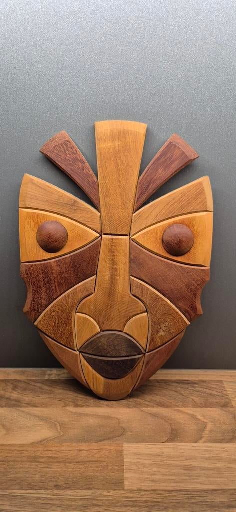 Houten masker, Ophalen of Verzenden