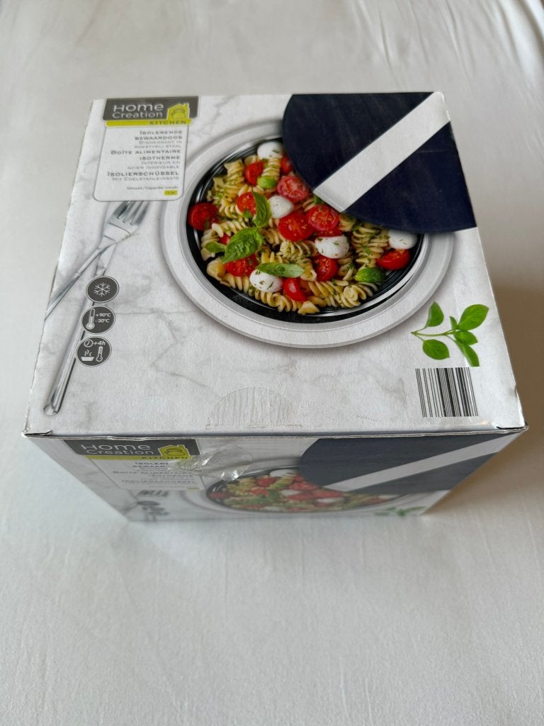 Home Creation Isolerende Bewaardoos RVS, Ophalen of Verzenden, Nieuw, Wit, Schaal