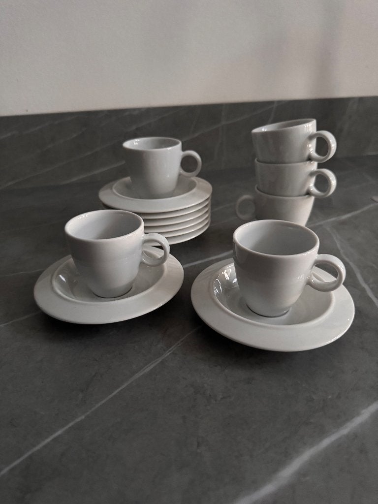 Alessi Bavero espressokopjes, Overige materialen, Overige merken, Ophalen of Verzenden, Zo goed als nieuw