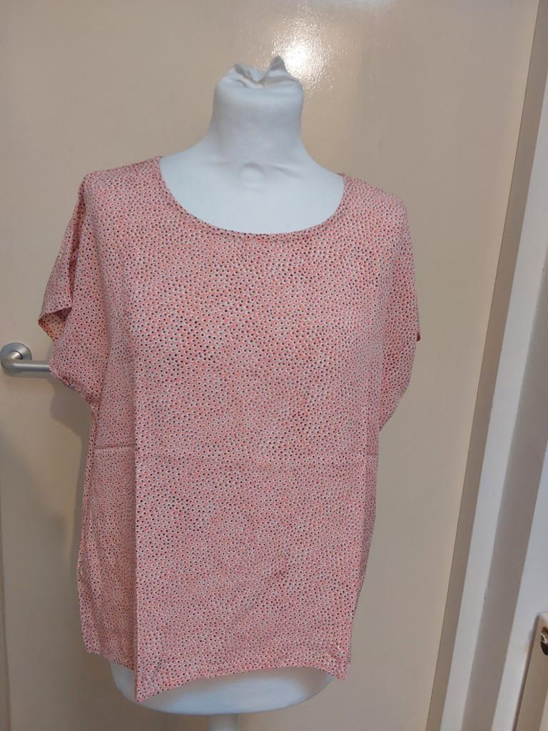 Prachtige top van Soyaconcept maat L, 100% viscose, Soyaconcept, Ophalen of Verzenden, Zo goed als nieuw, Korte mouw