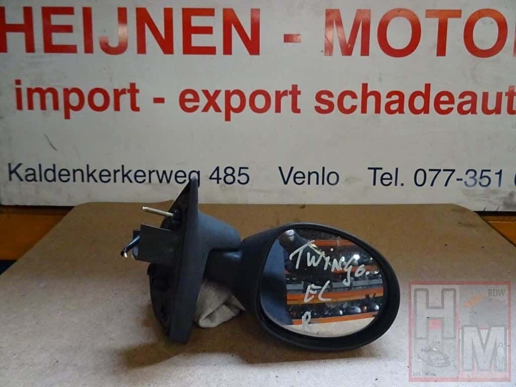 Renault Twingo Rechts Elektrische Spiegel 1993 - 2007 Zwart, Ophalen of Verzenden, -, -, -