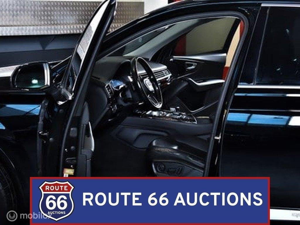 Audi Q7 3.0T Quattro Premium Plus | 2017 | Route 66 Auctions, Auto's, Audi, Gebruikt, Overige carrosserieën, Zwart, Bedrijf