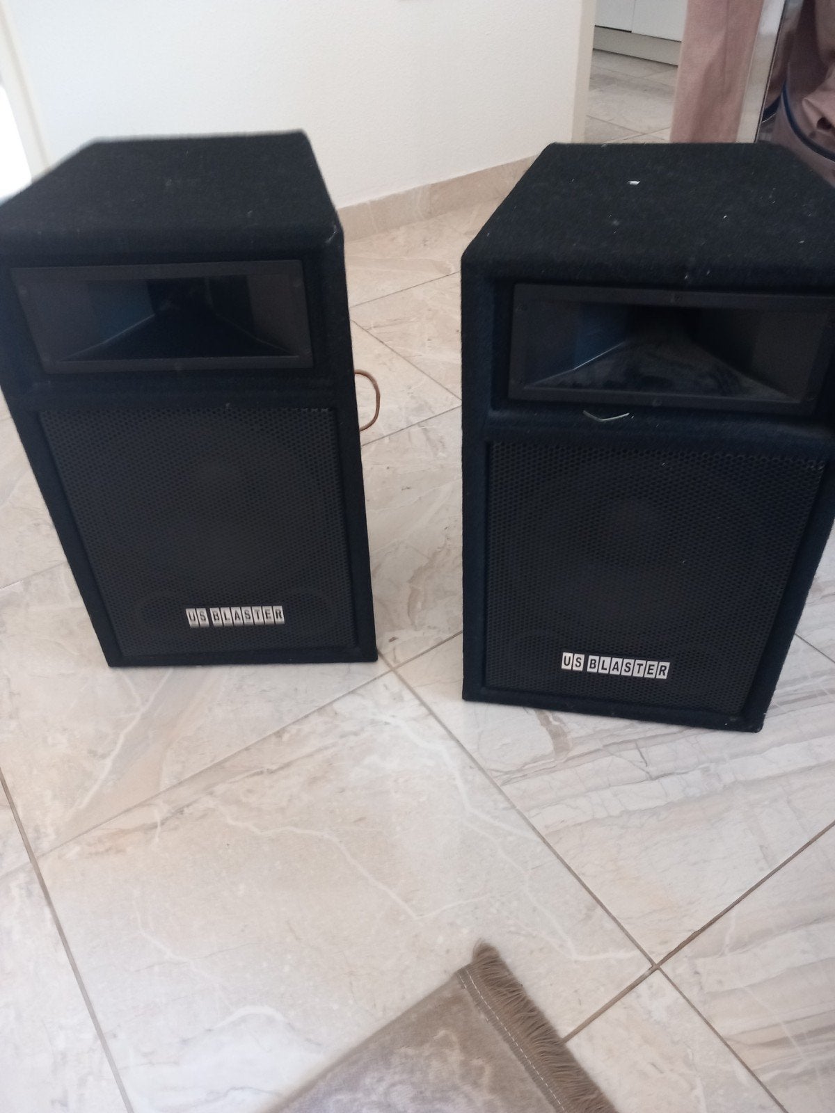 US Blaster Speakerset - Krachtige Geluidsweergave, Overige merken, Gebruikt, 120 tot 150 watt, Ophalen of Verzenden