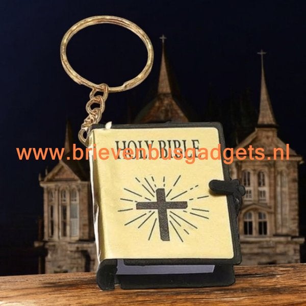 Sleutelhanger Bijbel, Verzenden