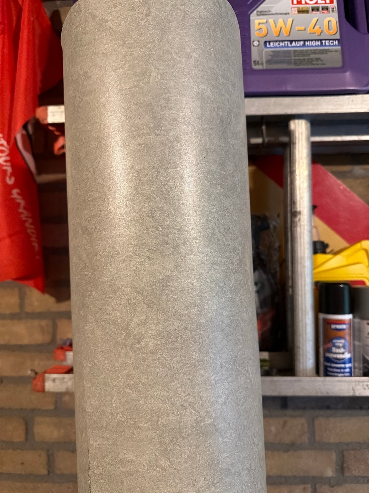 Grijs marmoleum, Ophalen, Zo goed als nieuw, Grijs, Overige typen