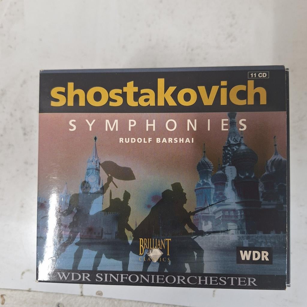 Shastakovich symphonies rudolph barshai, Cd's en Dvd's, Cd's | Klassiek, Ophalen of Verzenden, Zo goed als nieuw
