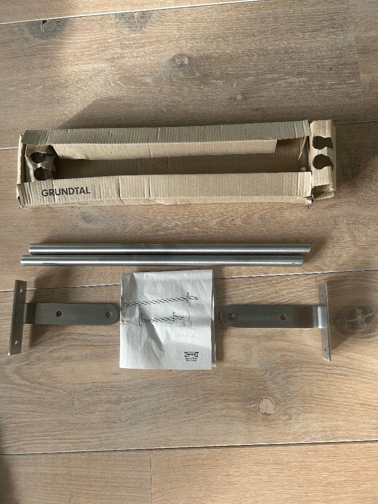 Handdoekrek RVS nieuw in de doos  badkamer rek, Ophalen of Verzenden, Nieuw, Overige kleuren