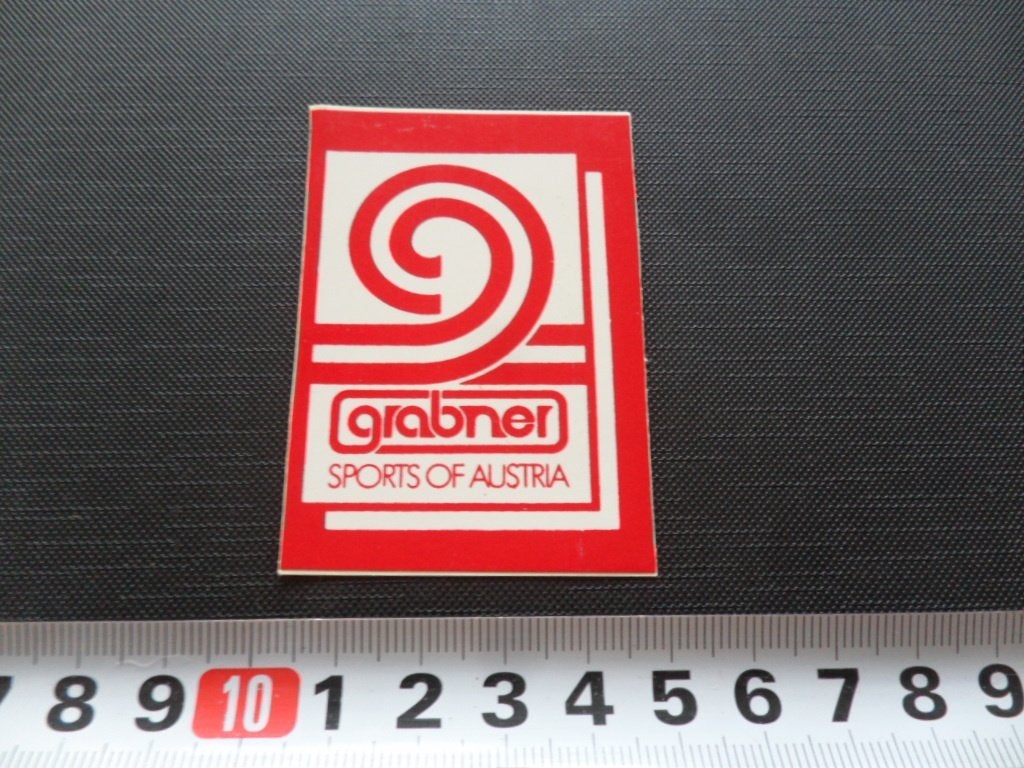 sticker Oostenrijk GRABNER  sports of Austria, Ophalen of Verzenden, Zo goed als nieuw