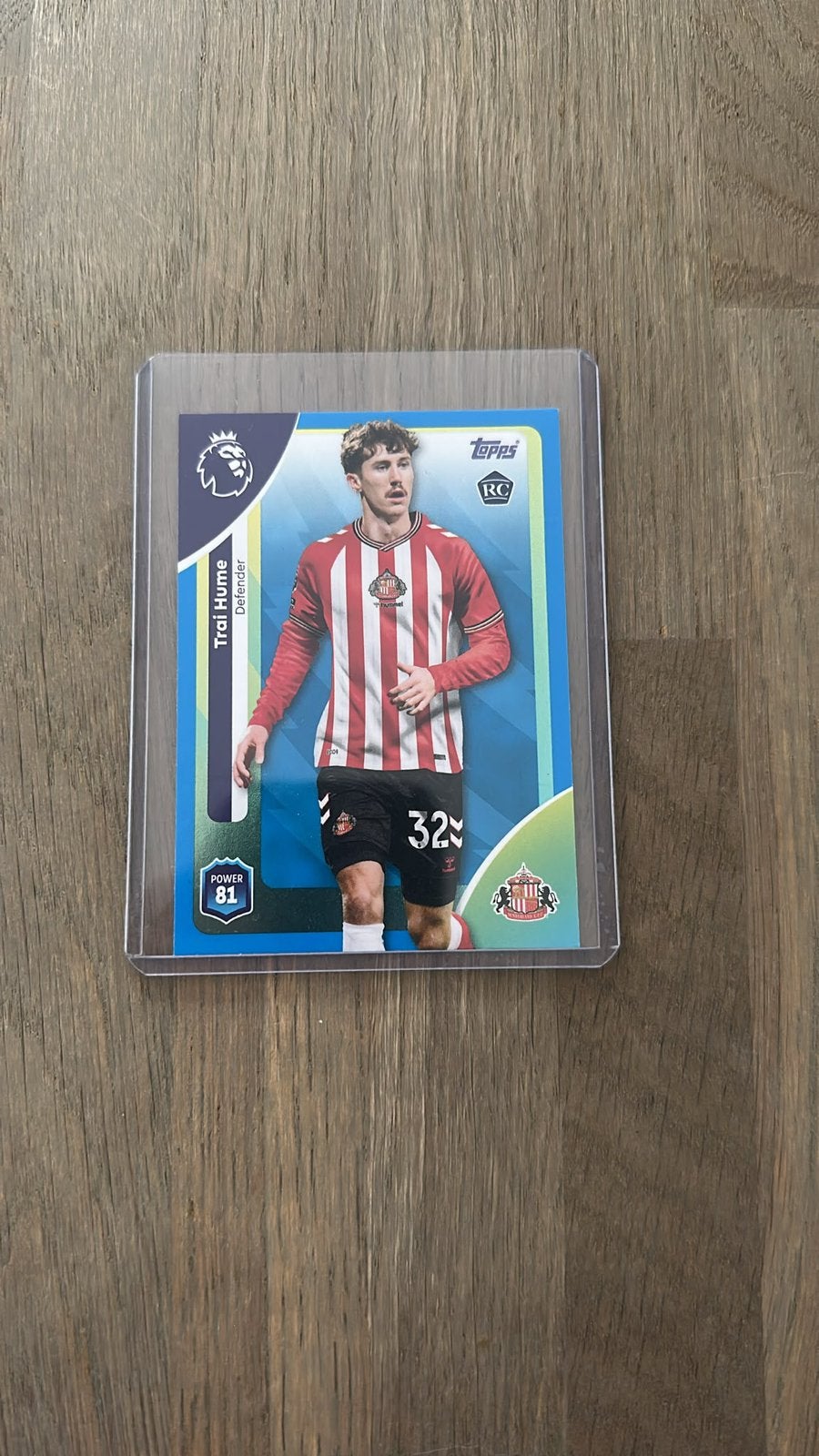 Topps premier league trai hume parallel rc card, Ophalen of Verzenden, Zo goed als nieuw, Buitenlandse clubs, Spelerskaart