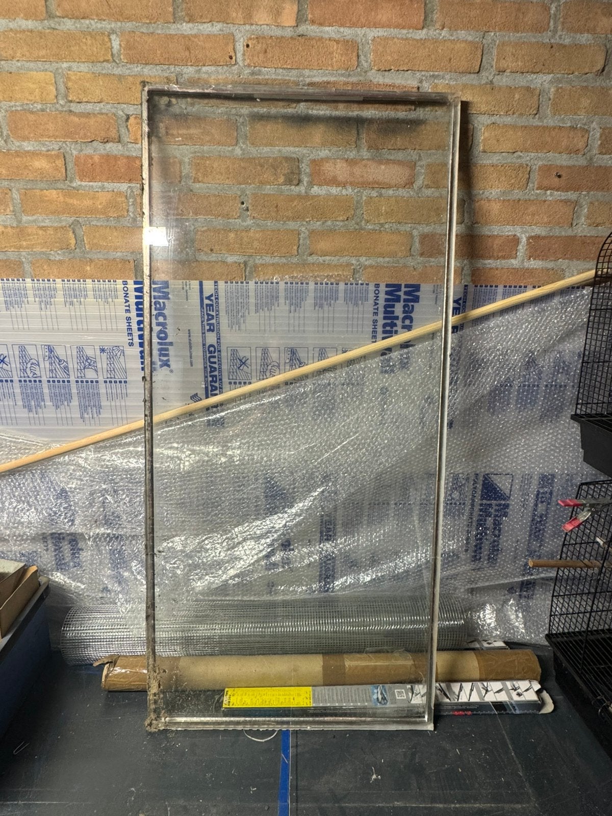 Thermopeen 124x58 dubbel glas, Ophalen, Zo goed als nieuw, Kooi, Minder dan 60 cm