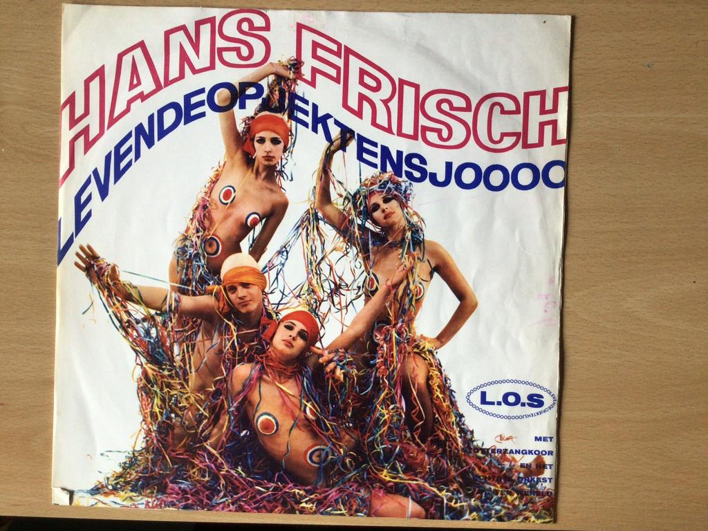 Hans Frisch-Levende Onjecten sjoooo. Origineel top collector, Ophalen of Verzenden, Gebruikt, 12 inch, Poprock