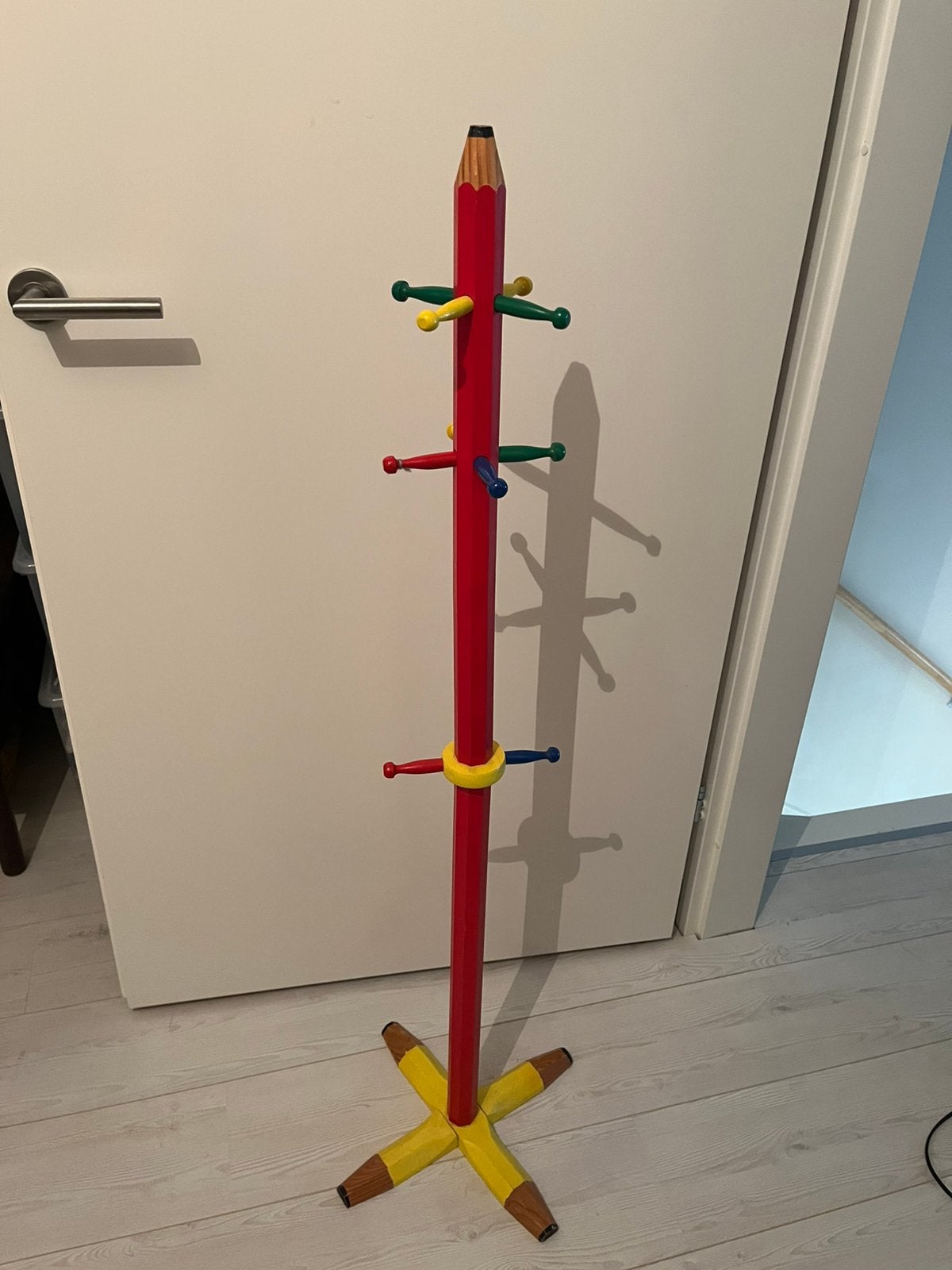 Kinderkapstok potlood, Huis en Inrichting, Woonaccessoires | Kapstokken, Ophalen, Gebruikt, 100 tot 150 cm, Kinderkapstok
