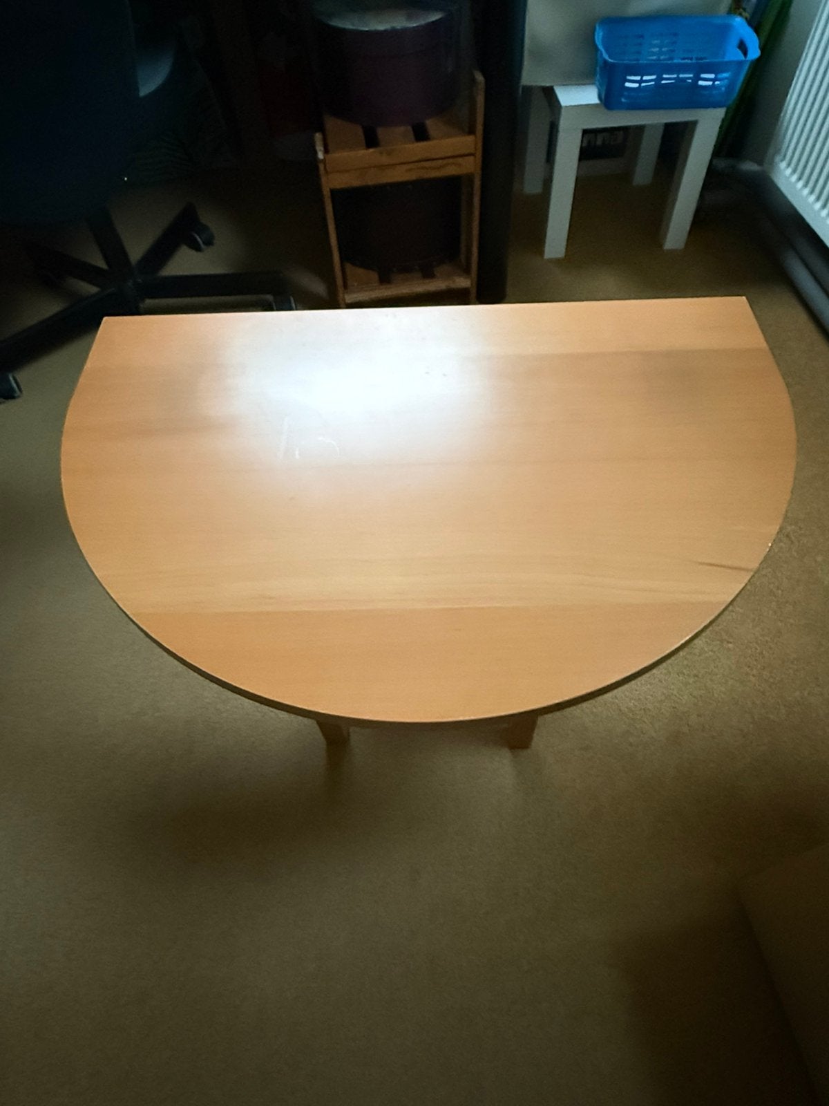Blad plank half rond Bonde serie beuken, Ophalen, Zo goed als nieuw