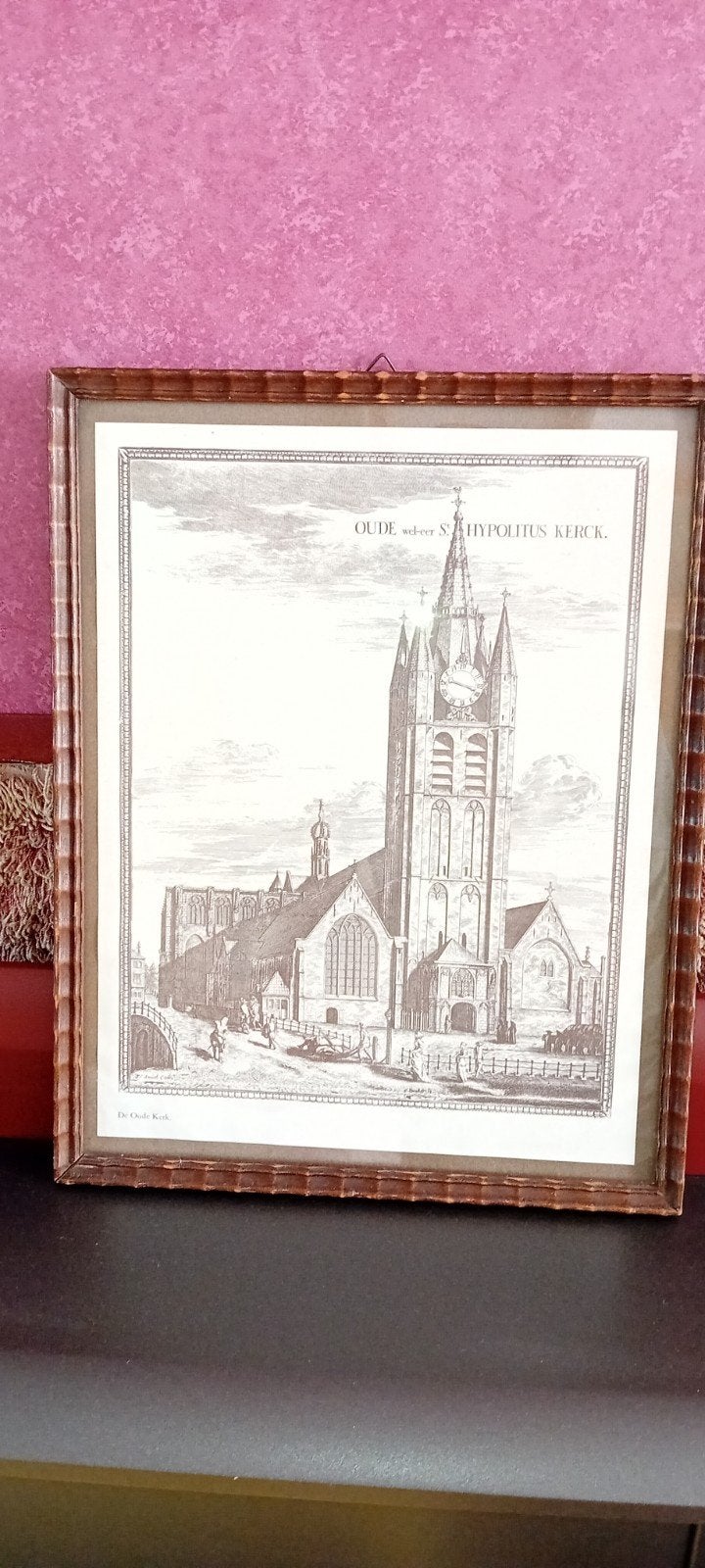st hypotitus kerk, Delft, Ophalen, Ets