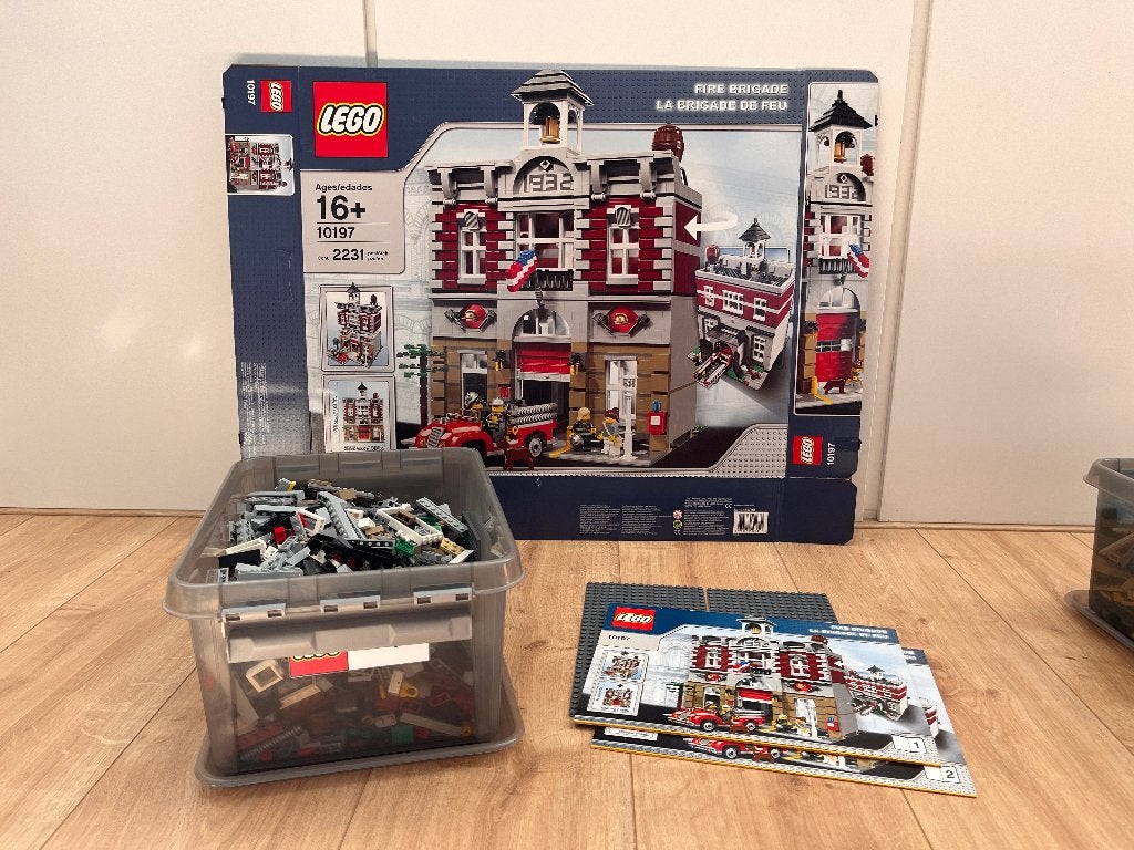 Lego Modulars 10197 Fire Brigade (Met doos), Overige thema's, Lego, Ophalen of Verzenden, Complete set