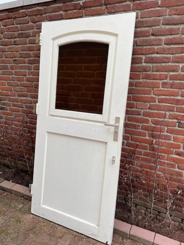 Voordeur, Doe-het-zelf en Verbouw, Gebruikt, 80 tot 100 cm, Ophalen of Verzenden, Buitendeur